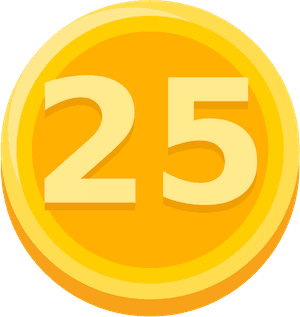 25 Poin